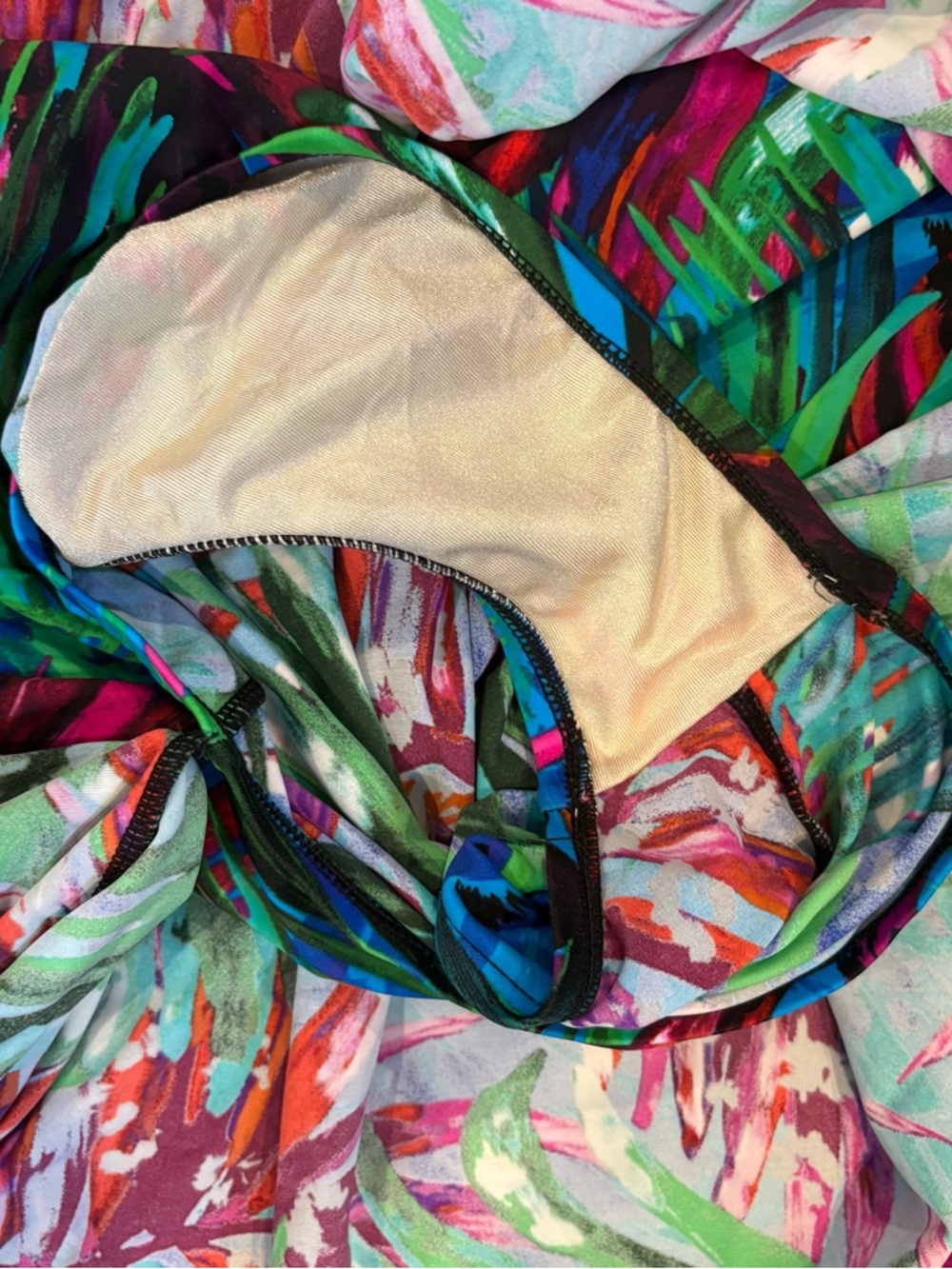 Vintage Bathing Suit Karen Stranger Things Tropical Pattern Swim Skirt Summer - Picture 6 of 10